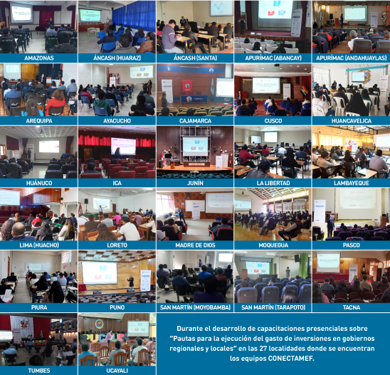 LOS CONECTAMEF CAPACITARON A MÁS DE 800 AUTORIDADES Y SERVIDORES A NIVEL NACIONAL