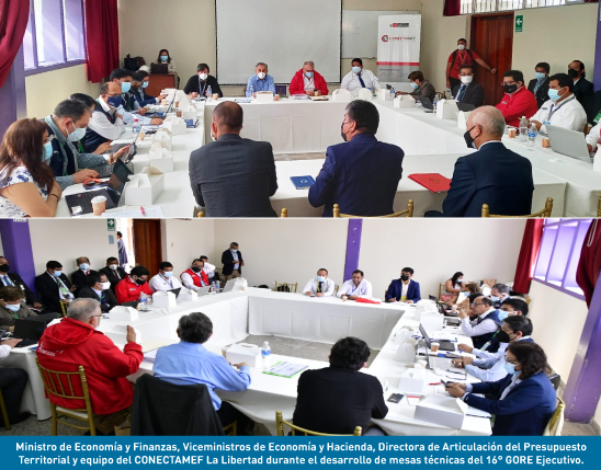 EQUIPO CONECTAMEF ACOMPAÑÓ AL MINISTRO DE ECONOMÍA Y FINANZAS EN REUNIONES CON GOBERNADORES REGIONALES EN TRUJILLO