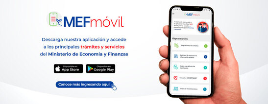 EL MEF LANZA SU APLICACIÓN MEFMOVIL PARA TRÁMITES Y SERVICIOS 