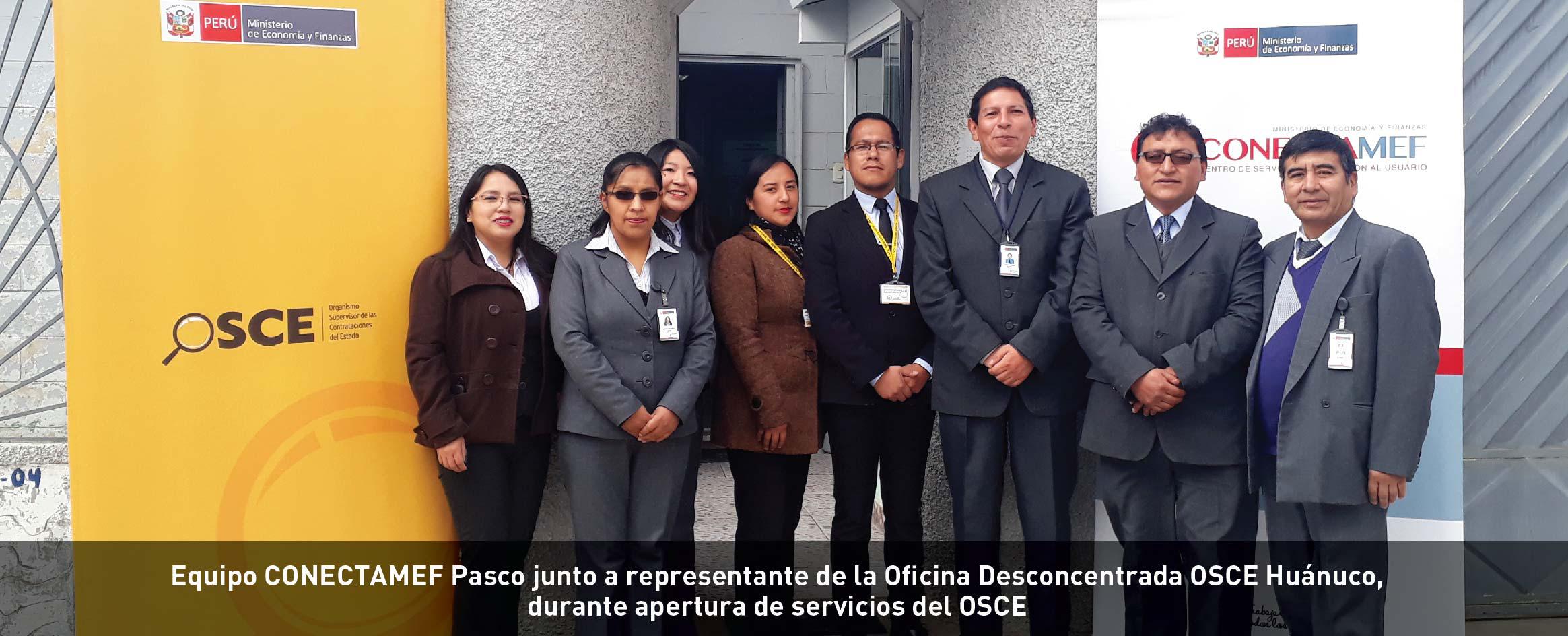 CONECTAMEF PASCO YA CUENTA CON UN MÓDULO DE ATENCIÓN DEL OSCE