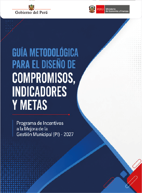 Guía Metodológica para el diseño de Compromisos, Indicadores y Metas